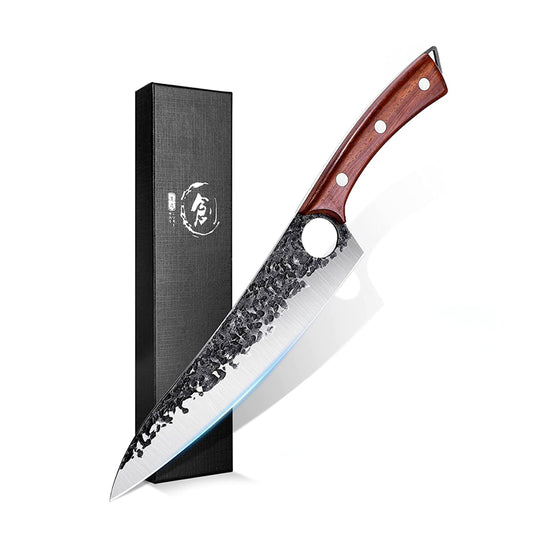 FN Big D-7 Chef Knife 210mm, 8.25 Hand Forged Spring Steel, RC 60