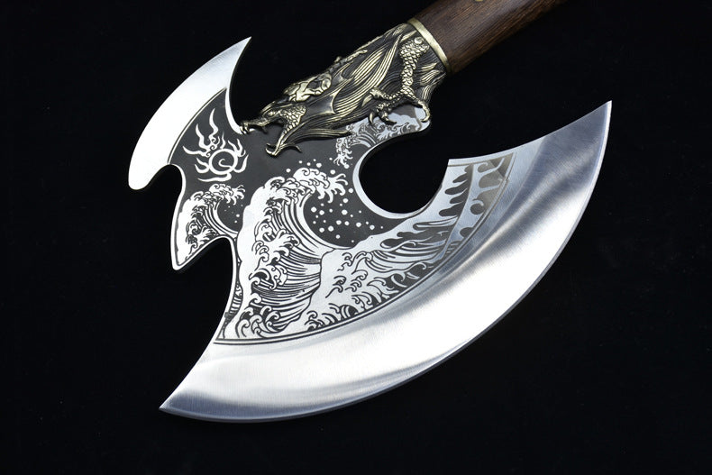 Sammenligning Brawl bølge TIVOLI KNIFE Heavy Duty Hatchet Axe with Wooden Handle – HAND FORGED KNIFE