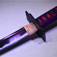 (No Sharp Blade)Hand forged High Manganese Steel Japanese Purple Samurai Katana Sword