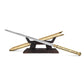 (No Sharp Blade) Golden High Manganese Steel Demon Sword Katana Samurai